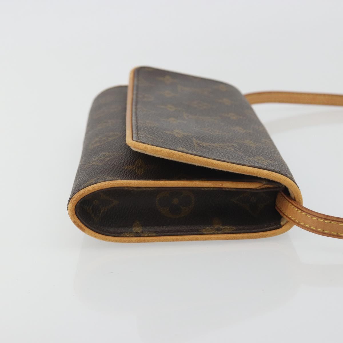 LOUIS VUITTON Monogram Pochette Twin GM Shoulder Bag M51852 LV Auth ka5799