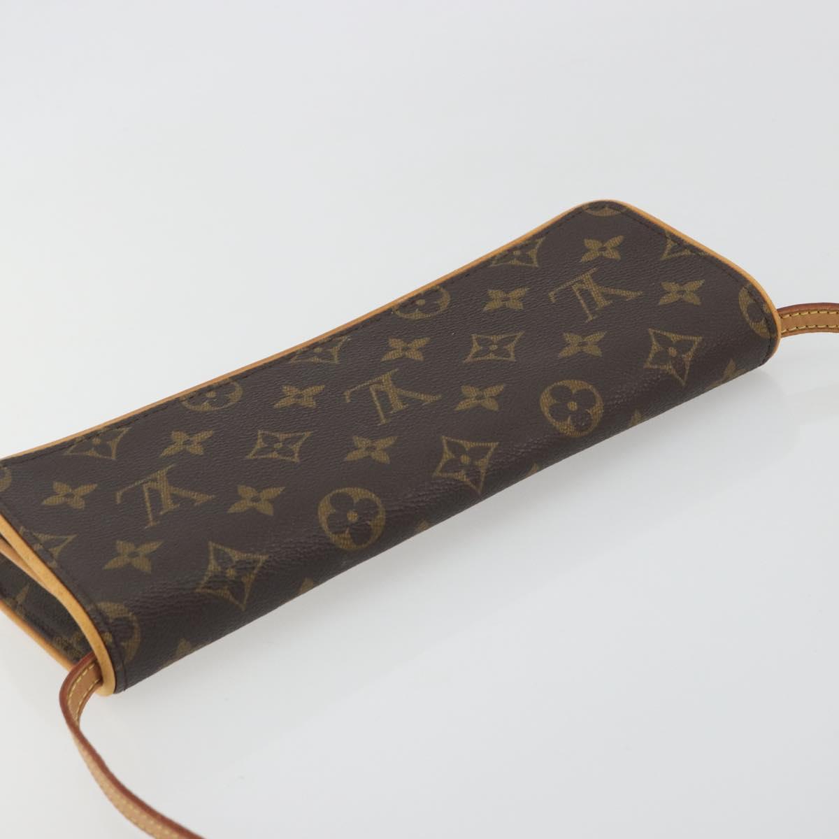 LOUIS VUITTON Monogram Pochette Twin GM Shoulder Bag M51852 LV Auth ka5799