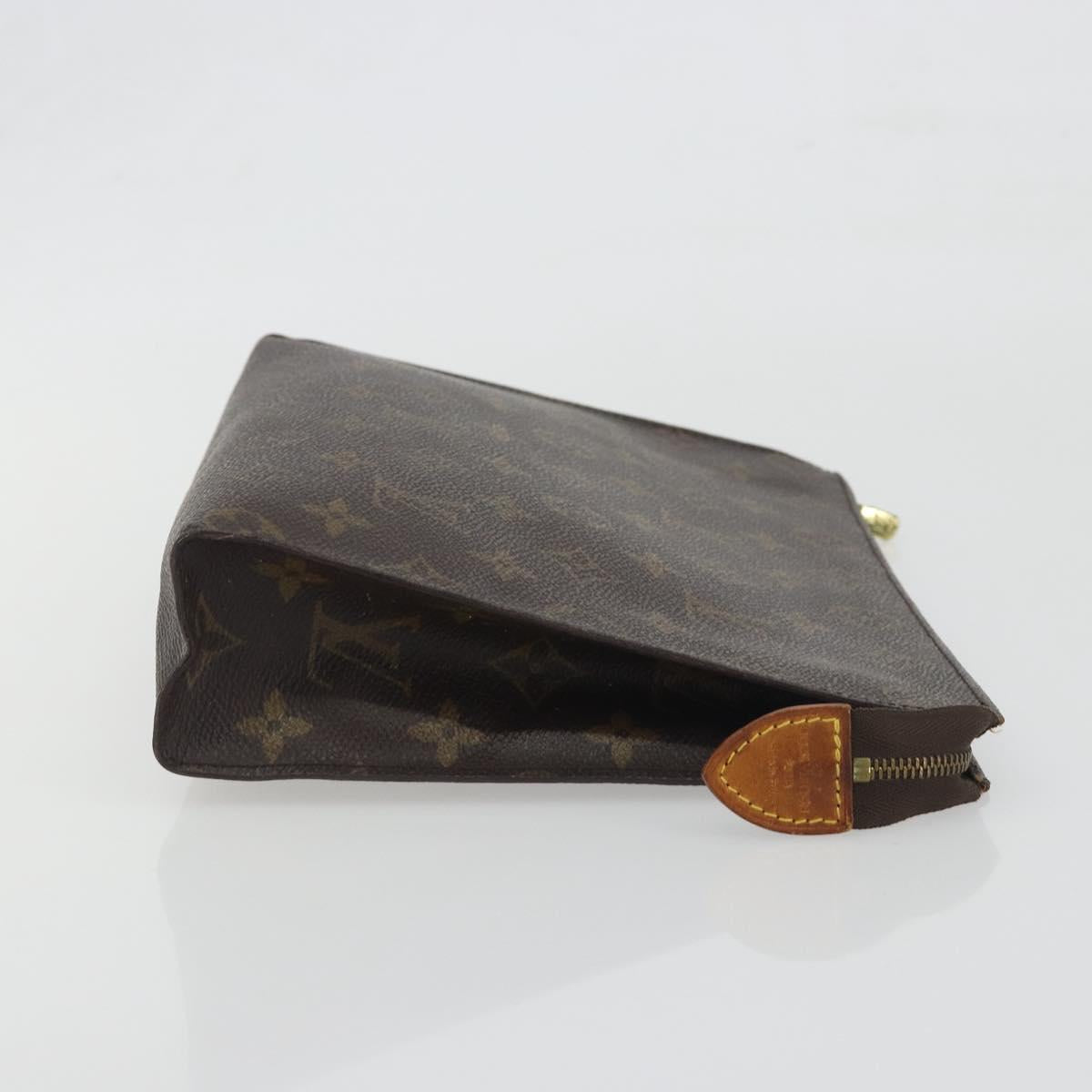 LOUIS VUITTON Monogram Poche Toilette 26 Pouch M47542 LV Auth ka5800
