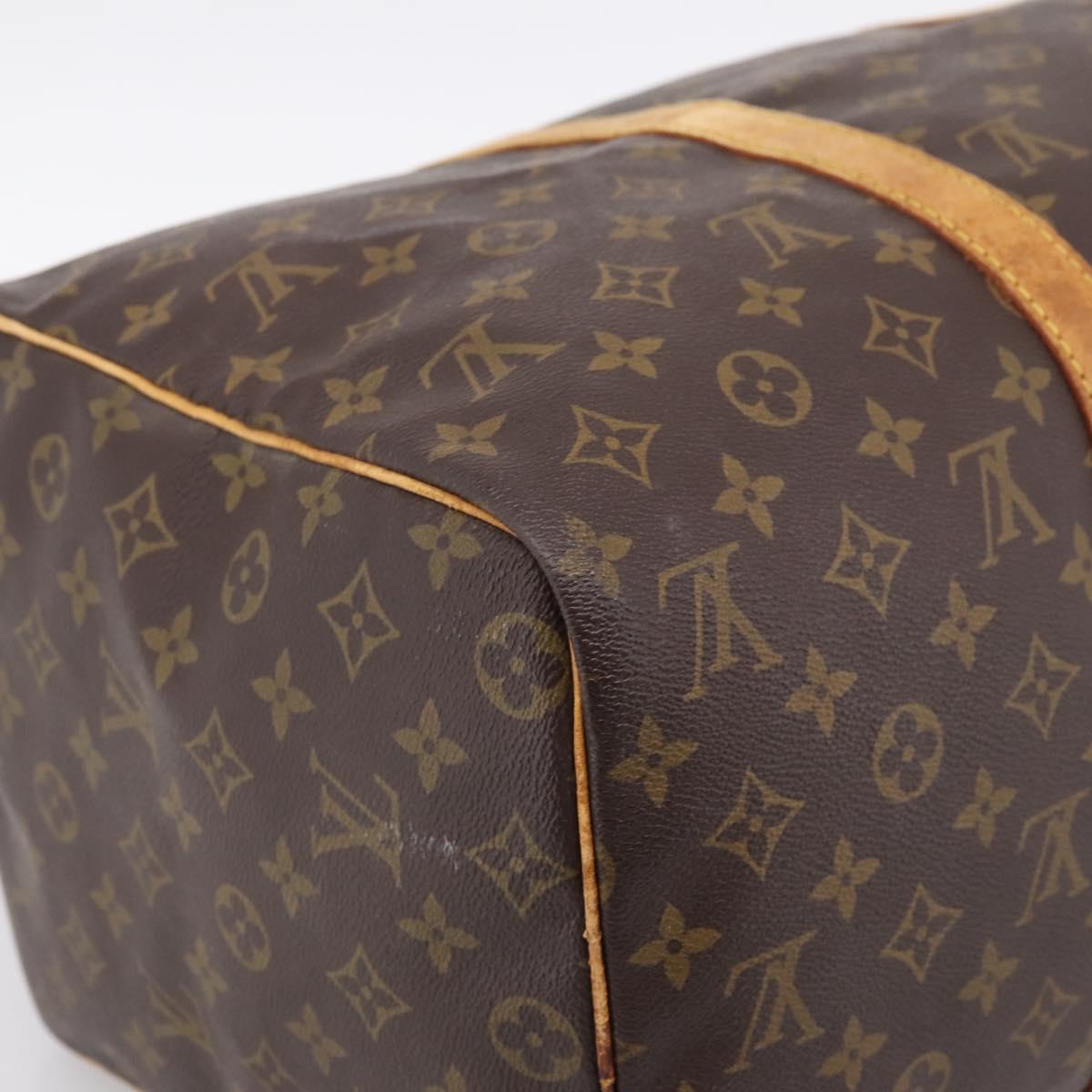 LOUIS VUITTON Monogram Sac Souple 45 Boston Bag M41624 LV Auth ka5803