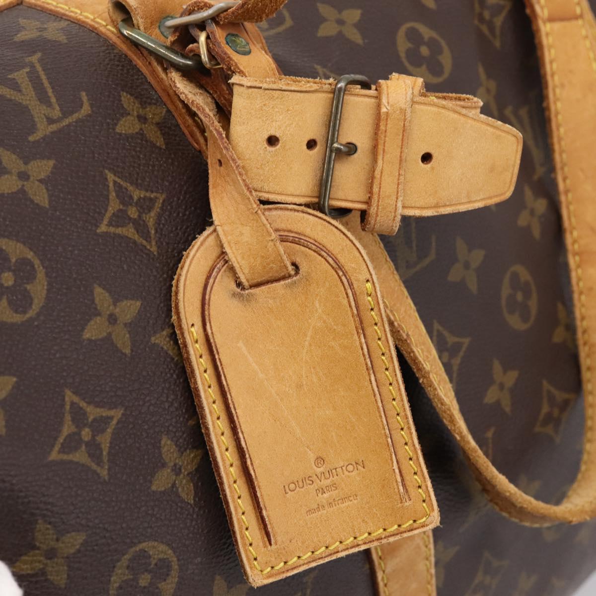 LOUIS VUITTON Monogram Sac Souple 45 Boston Bag M41624 LV Auth ka5803