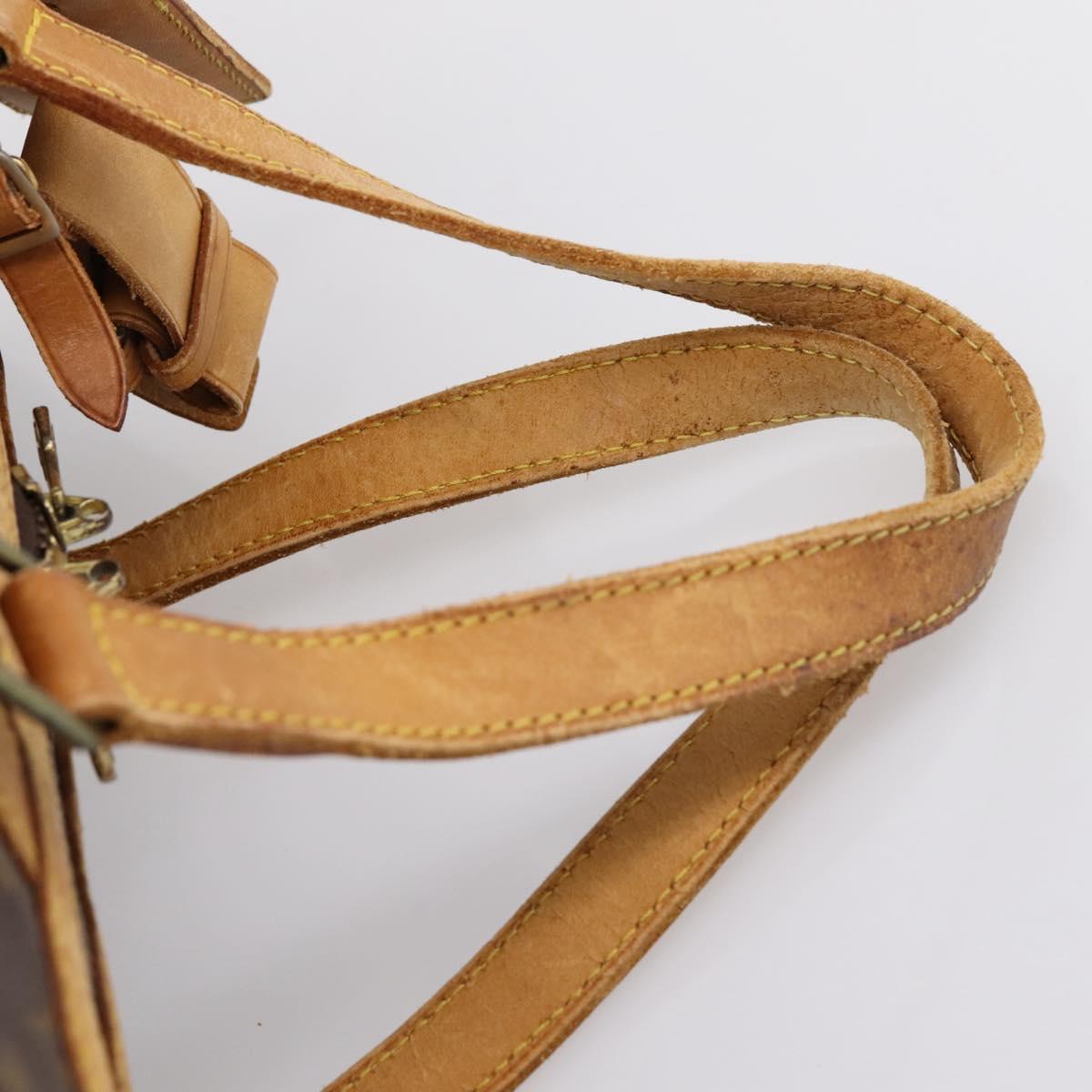 LOUIS VUITTON Monogram Sac Souple 45 Boston Bag M41624 LV Auth ka5803