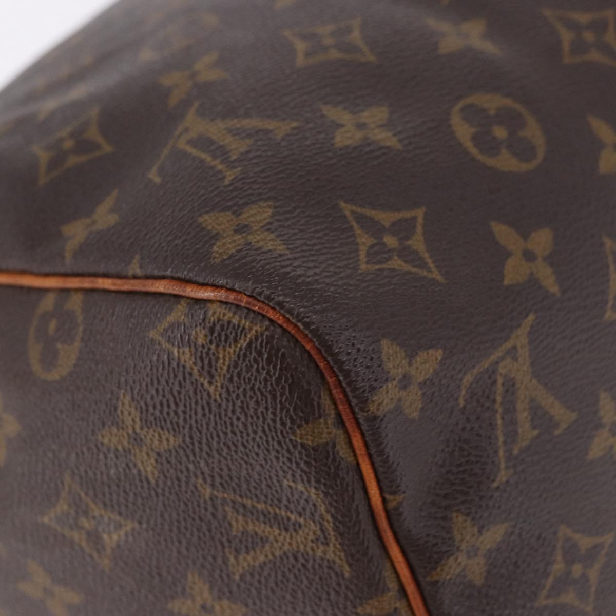 LOUIS VUITTON Monogram Speedy 30 Hand Bag M41526 LV Auth ka5804A