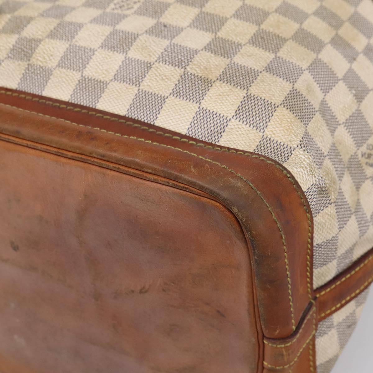 LOUIS VUITTON Damier Azur Noe Shoulder Bag N42222 LV Auth ka5805