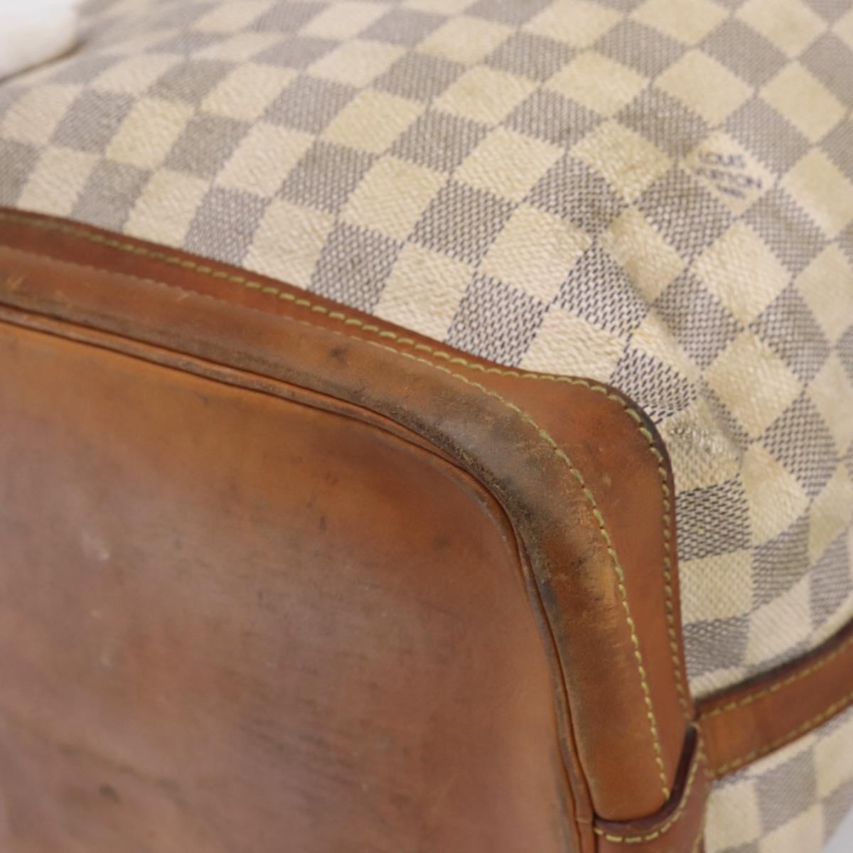 LOUIS VUITTON Damier Azur Noe Shoulder Bag N42222 LV Auth ka5805