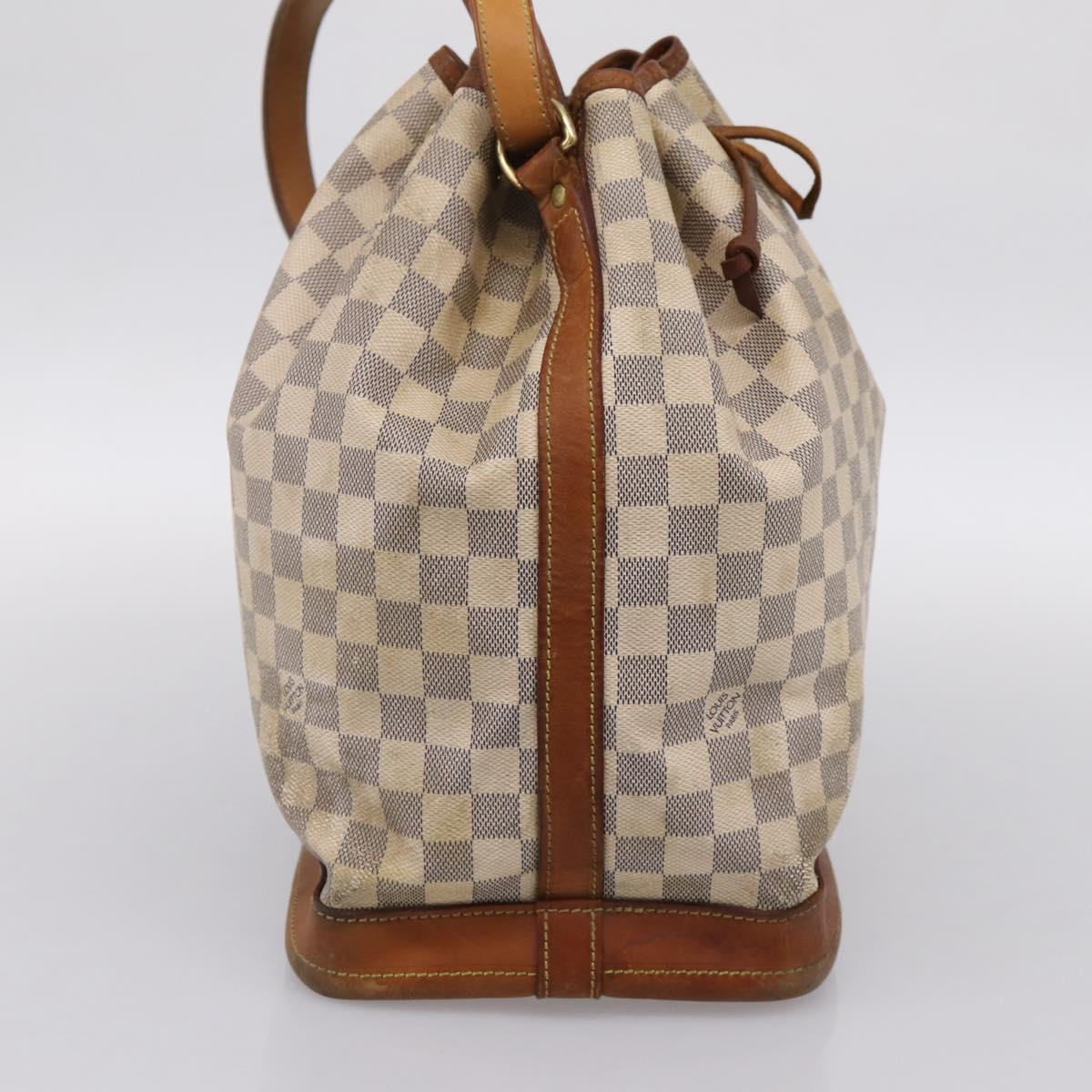 LOUIS VUITTON Damier Azur Noe Shoulder Bag N42222 LV Auth ka5805
