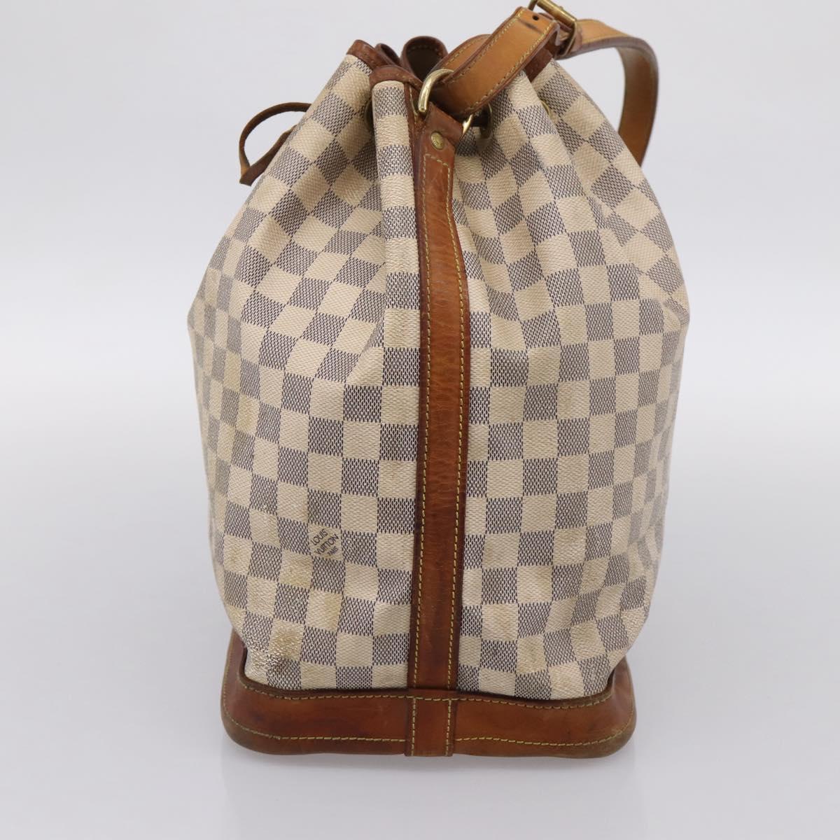 LOUIS VUITTON Damier Azur Noe Shoulder Bag N42222 LV Auth ka5805