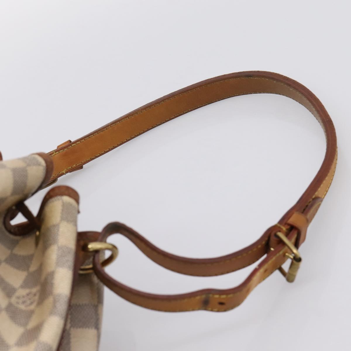 LOUIS VUITTON Damier Azur Noe Shoulder Bag N42222 LV Auth ka5805