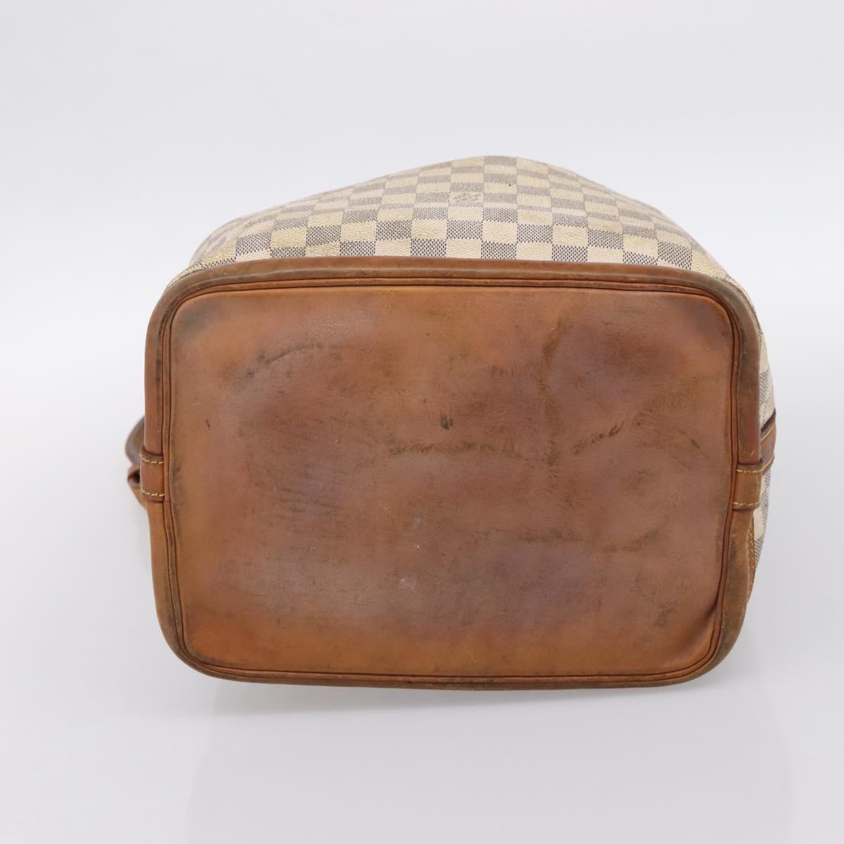 LOUIS VUITTON Damier Azur Noe Shoulder Bag N42222 LV Auth ka5805