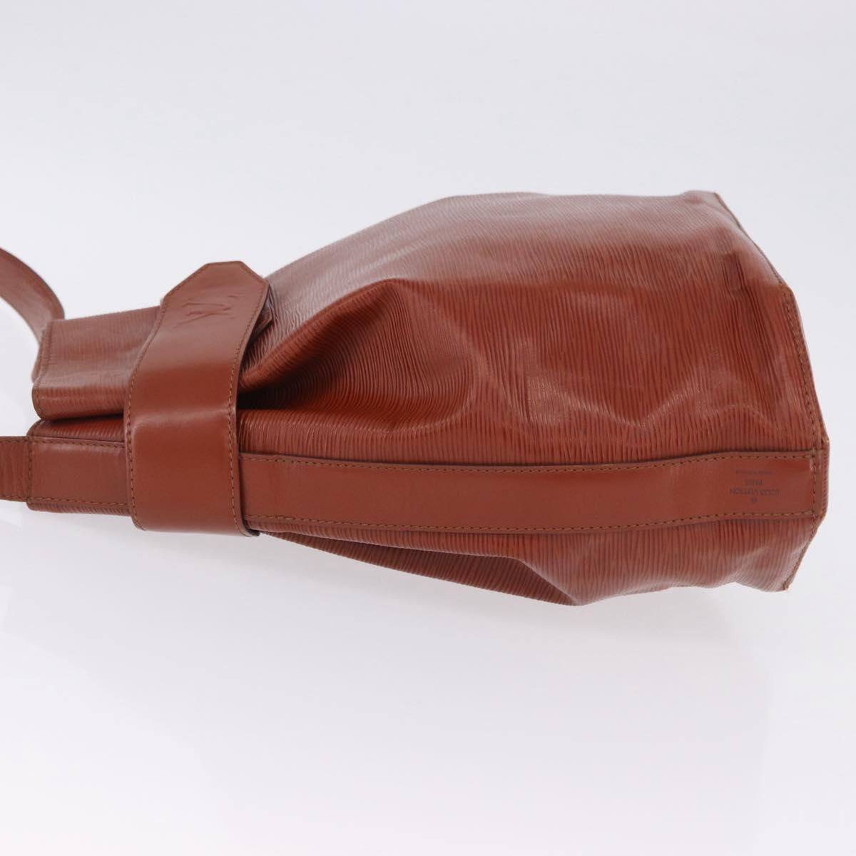 LOUIS VUITTON Epi Sac Depaule GM Shoulder Bag Brown M80193 LV Auth ka5808