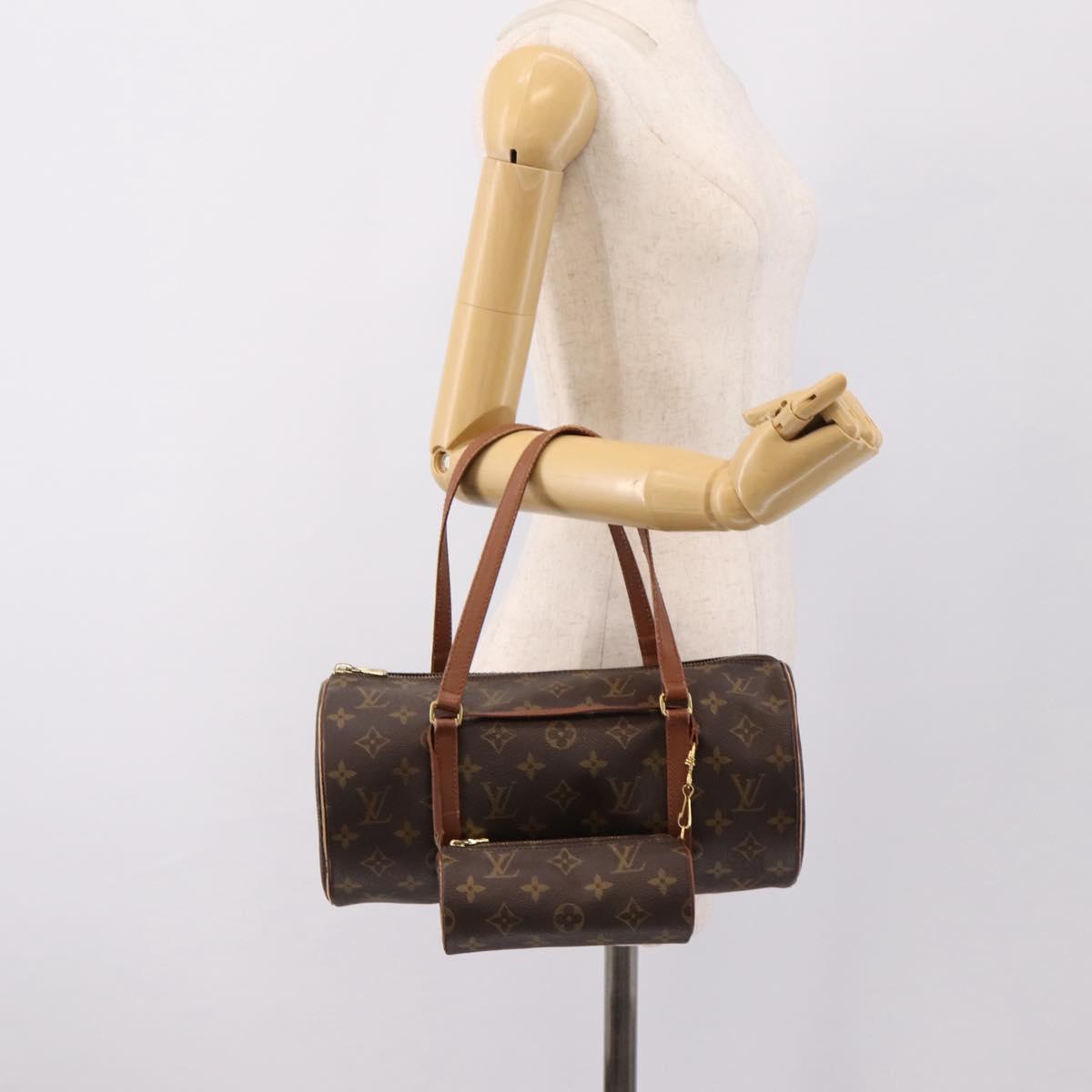 LOUIS VUITTON Monogram Papillon 30 Hand Bag M51365 LV Auth ka5815A