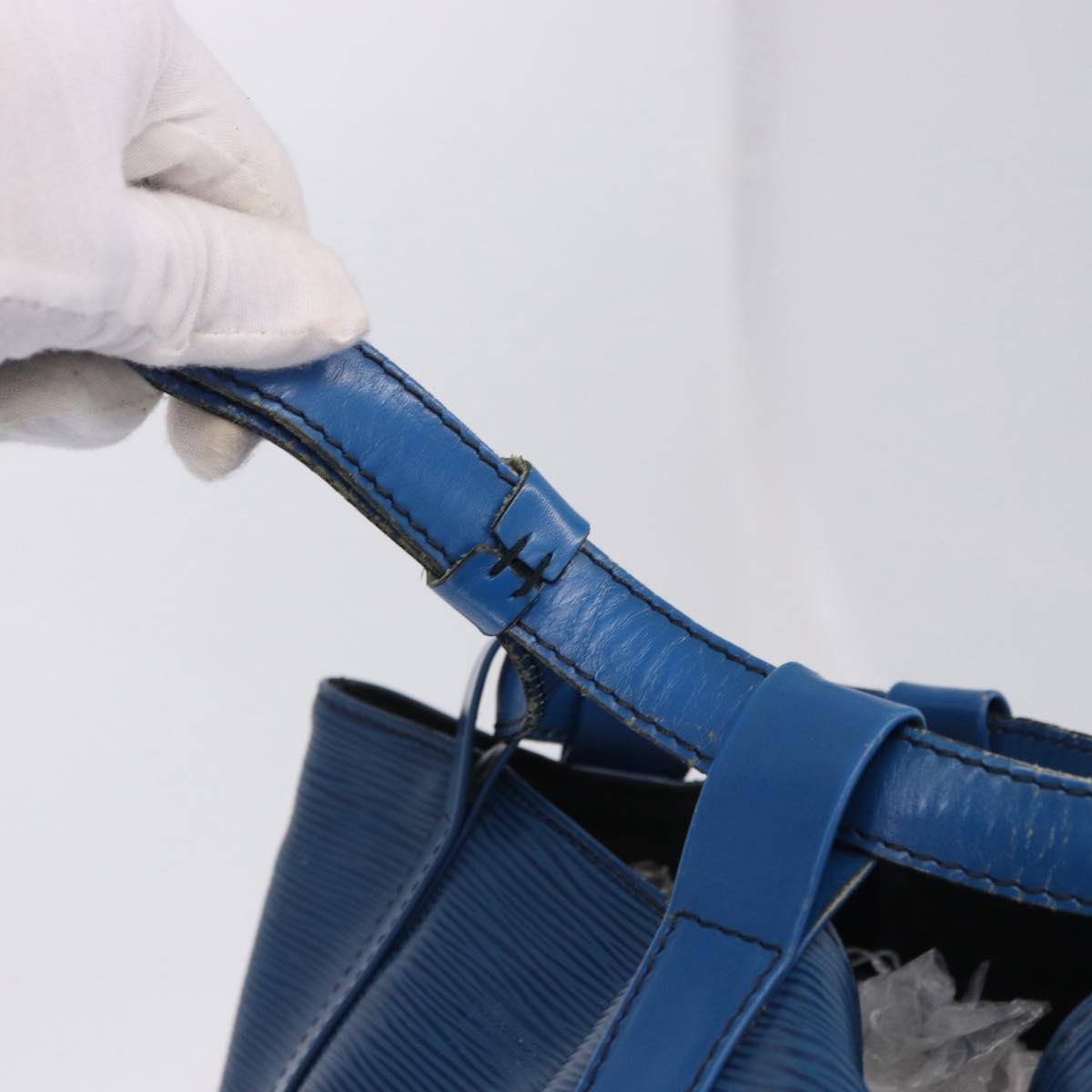LOUIS VUITTON Epi Randonnee GM Shoulder Bag Blue M43085 LV Auth ka5822