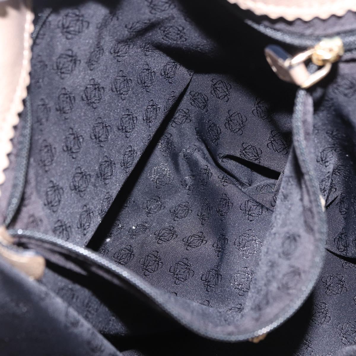LOEWE Tote Bag Leather Gold Auth ka5825