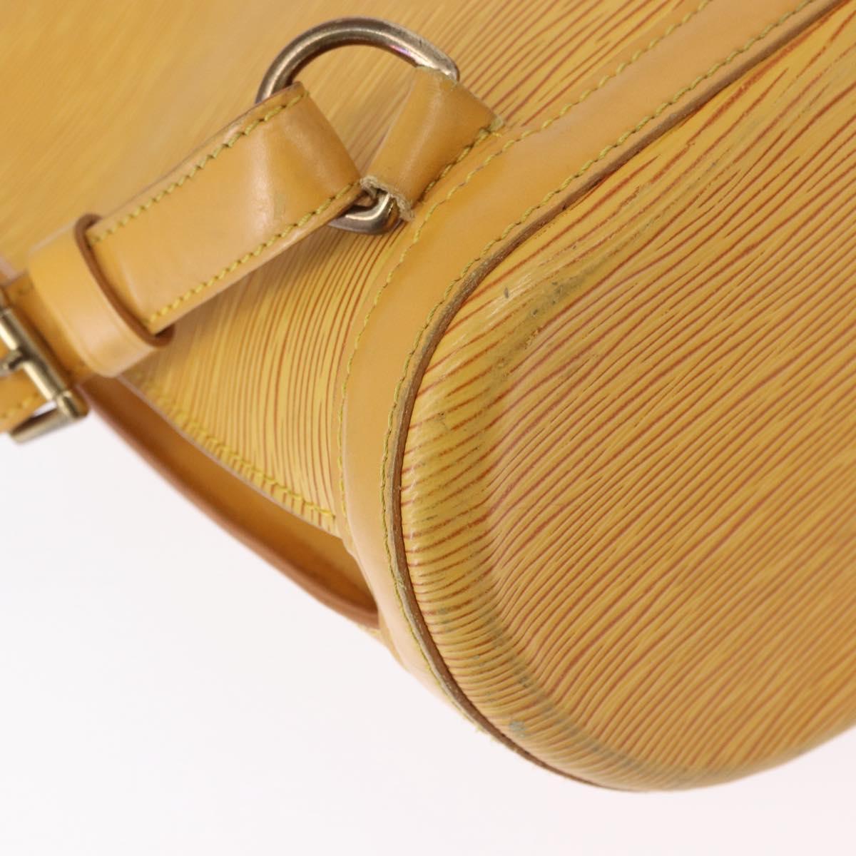 LOUIS VUITTON Epi Gobelins Backpack Yellow M52299 LV Auth ka5826