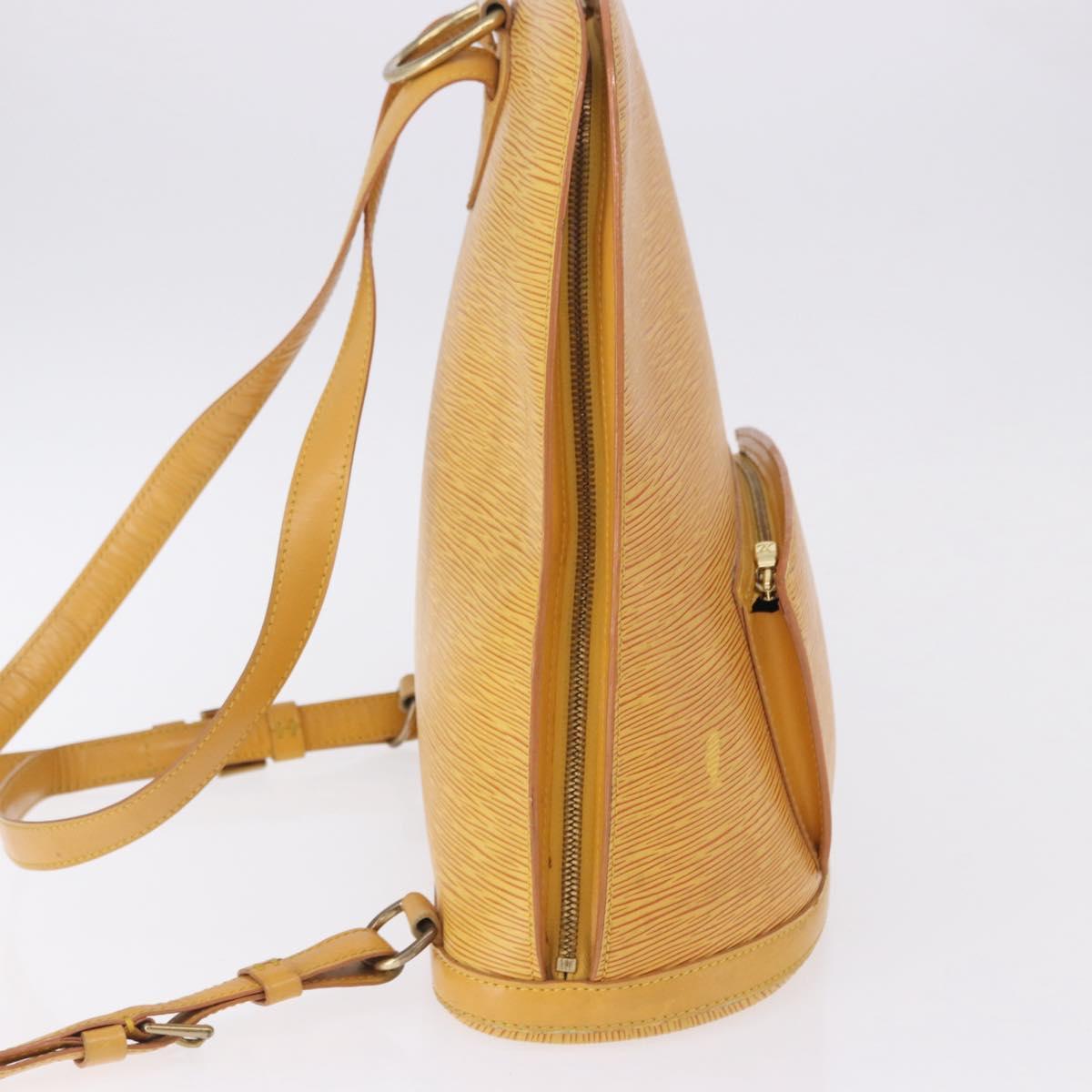 LOUIS VUITTON Epi Gobelins Backpack Yellow M52299 LV Auth ka5826