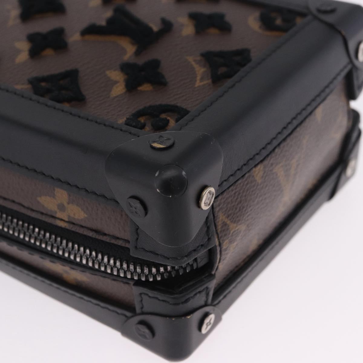 LOUIS VUITTON Monogram Tuftage Vertical Software Trunk Bag M45044 Auth ka5844M