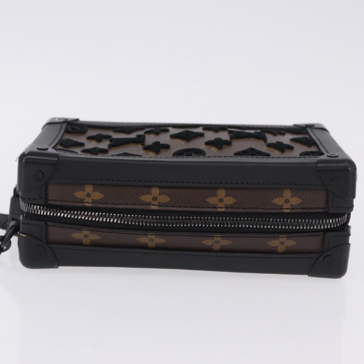 LOUIS VUITTON Monogram Tuftage Vertical Software Trunk Bag M45044 Auth ka5844M