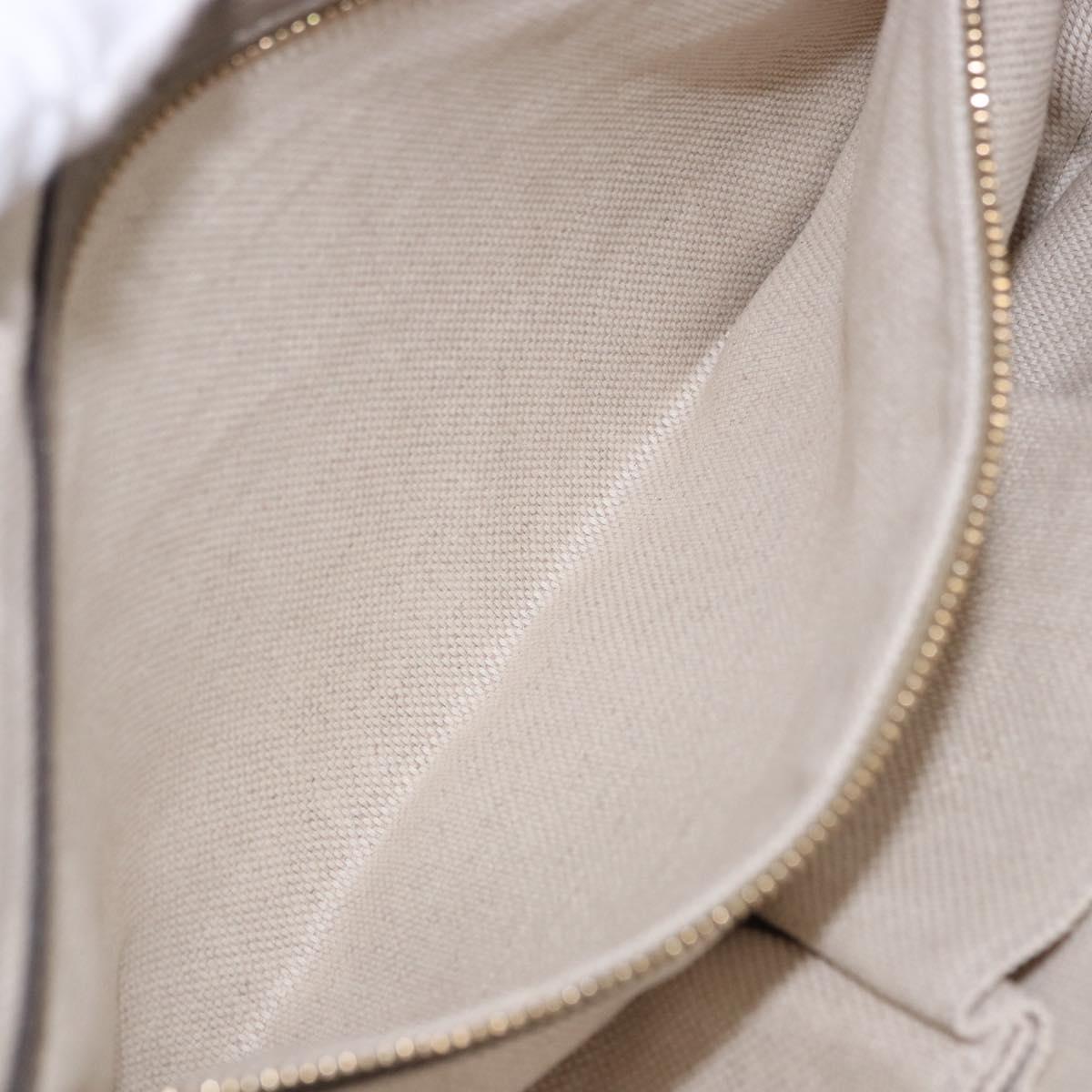 GUCCI Soho Shoulder Bag Leather Beige Gold 308361 Auth ka5848V