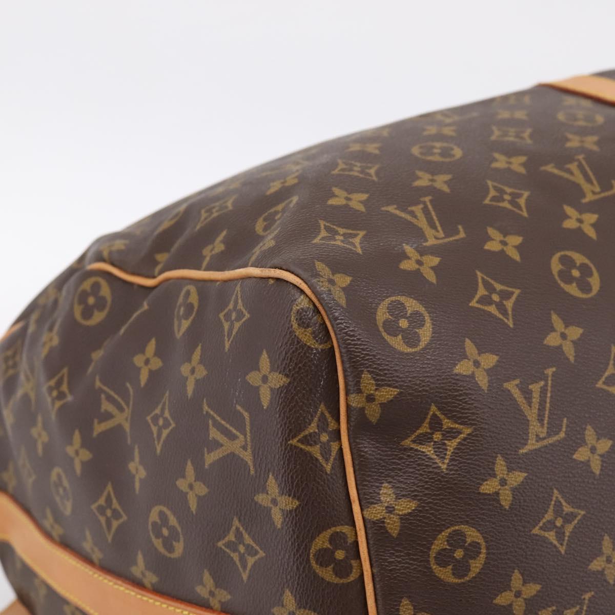 LOUIS VUITTON Monogram Keepall Bandouliere 60 Boston Bag M41412 LV Auth ka5850A