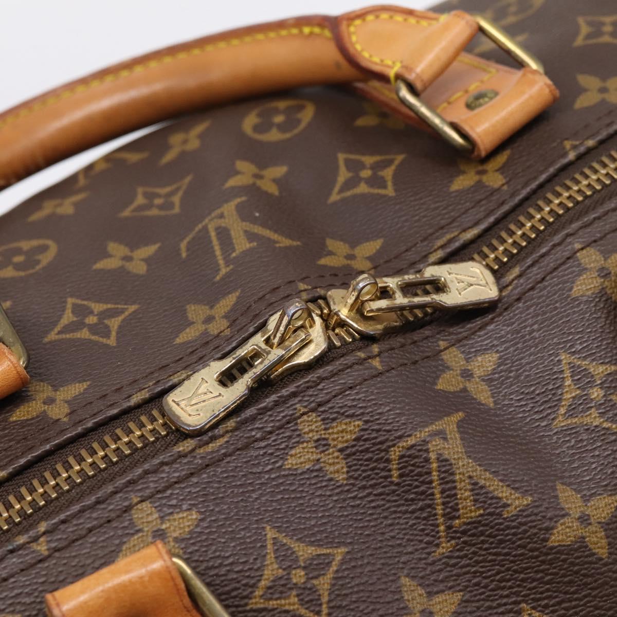 LOUIS VUITTON Monogram Keepall Bandouliere 60 Boston Bag M41412 LV Auth ka5850A