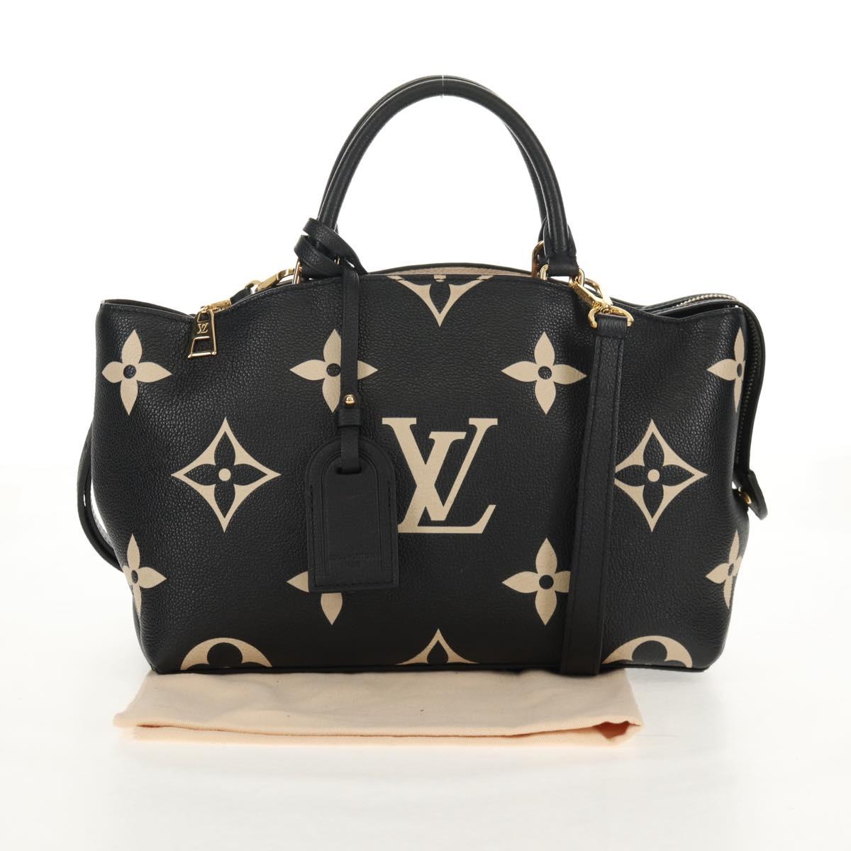 LOUIS VUITTON Empreinte Petit Palais PM Hand Bag Black M58913 LV Auth ka585M