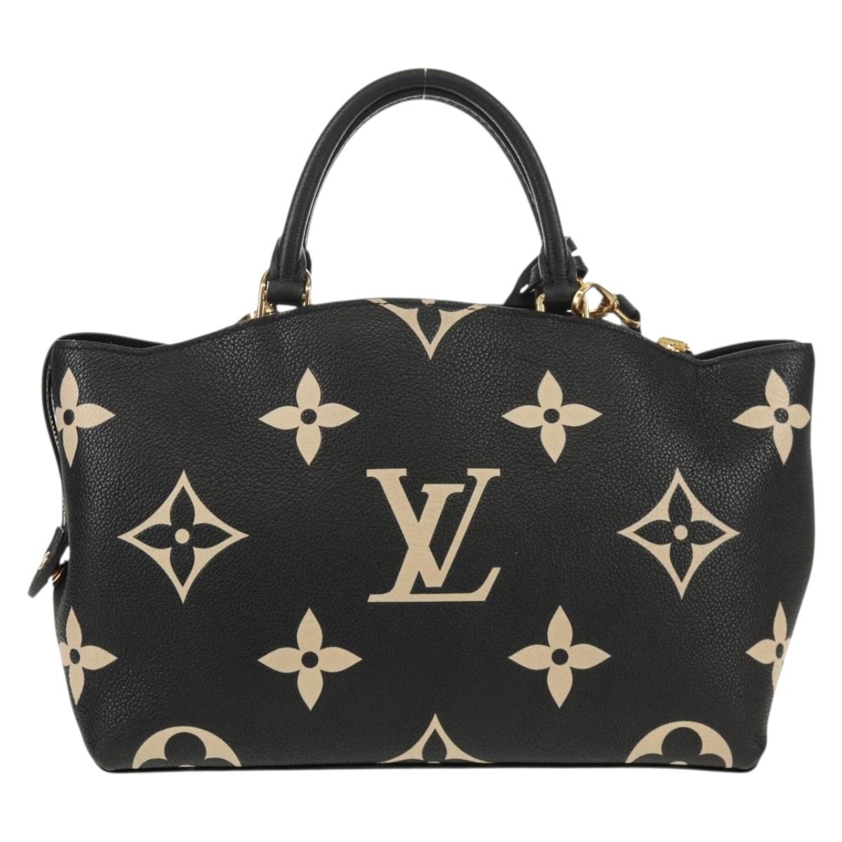 LOUIS VUITTON Empreinte Petit Palais PM Hand Bag Black M58913 LV Auth ka585M