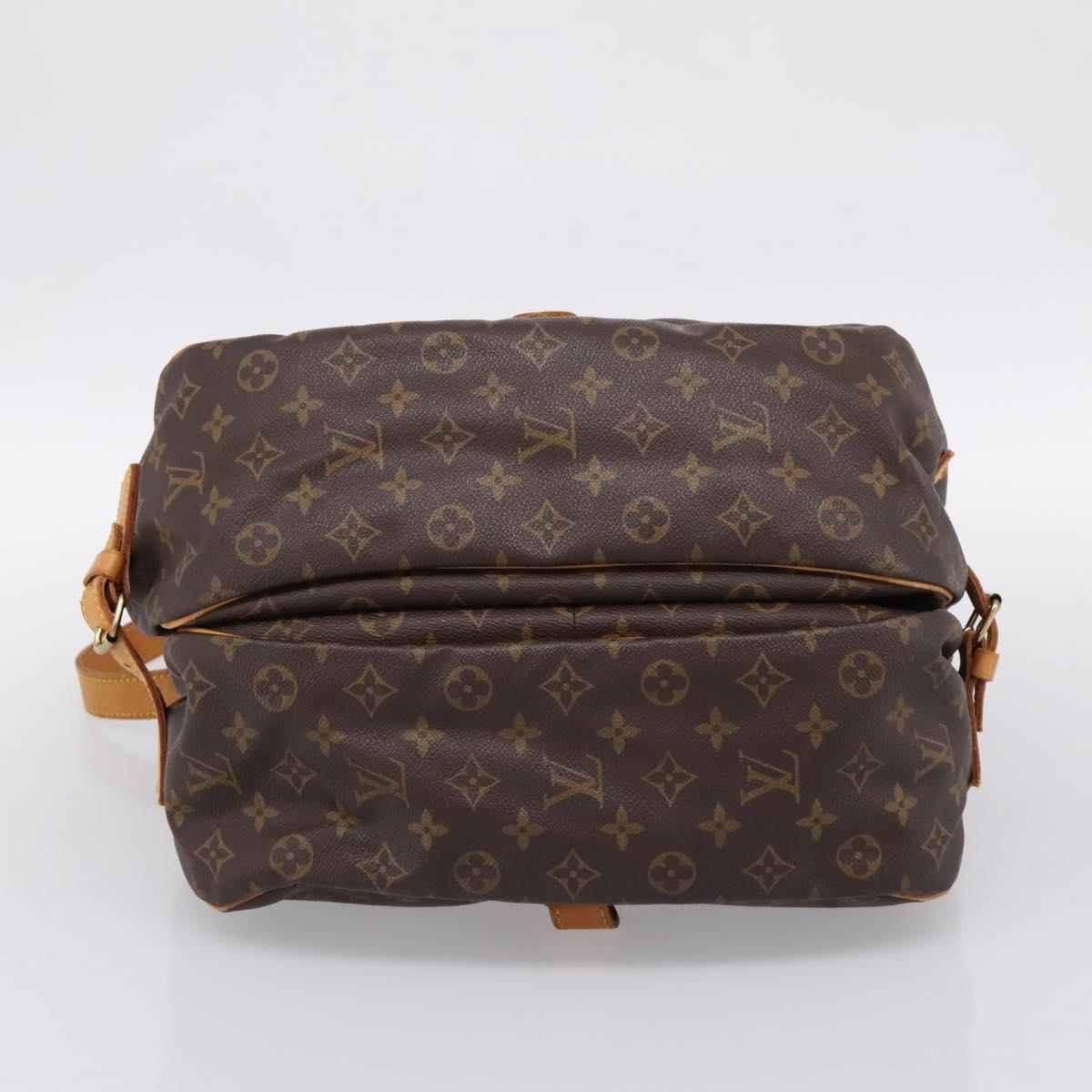 LOUIS VUITTON Monogram Saumur 35 Shoulder Bag M42254 LV Auth ka5862