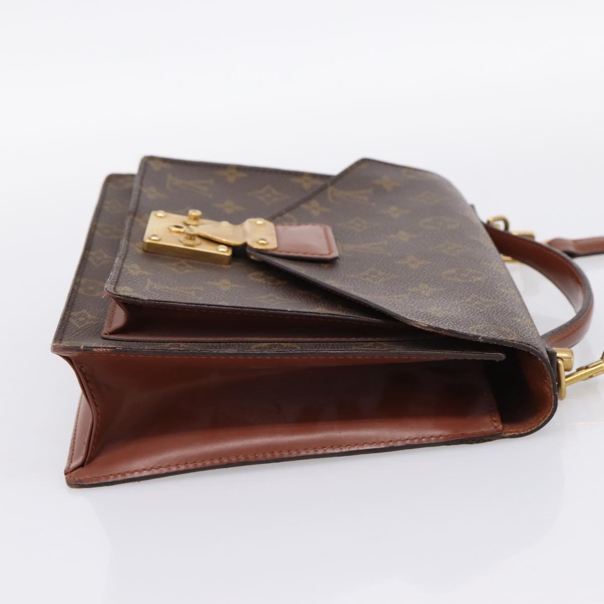 LOUIS VUITTON Monogram Monceau 26 Hand Bag 2way M51187 LV Auth ka5863