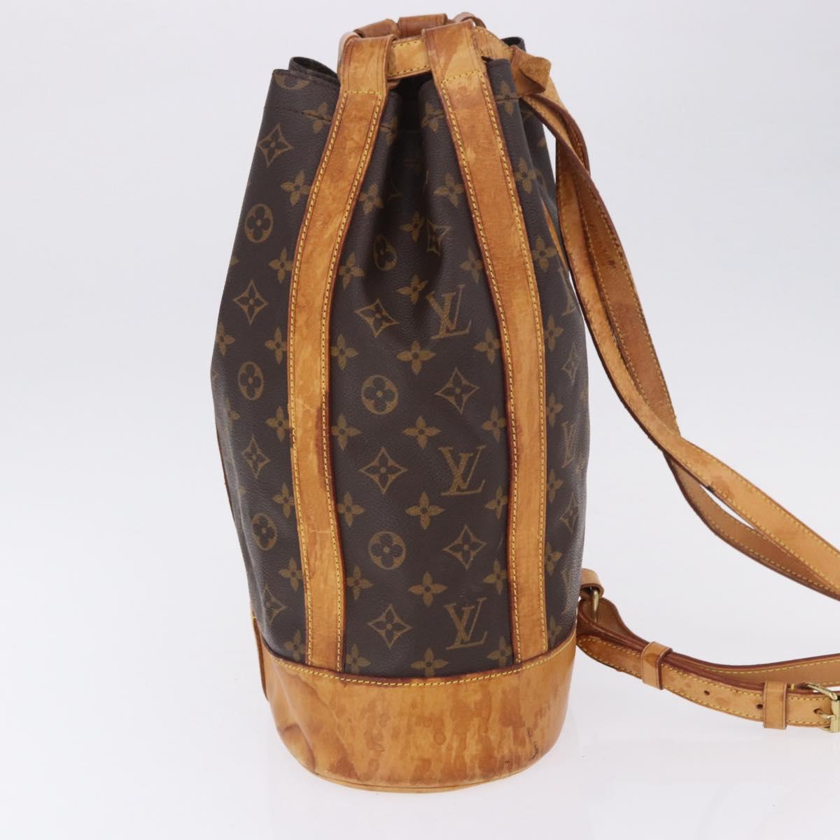 LOUIS VUITTON Monogram Randonnee PM Shoulder Bag M42243 LV Auth ka5880