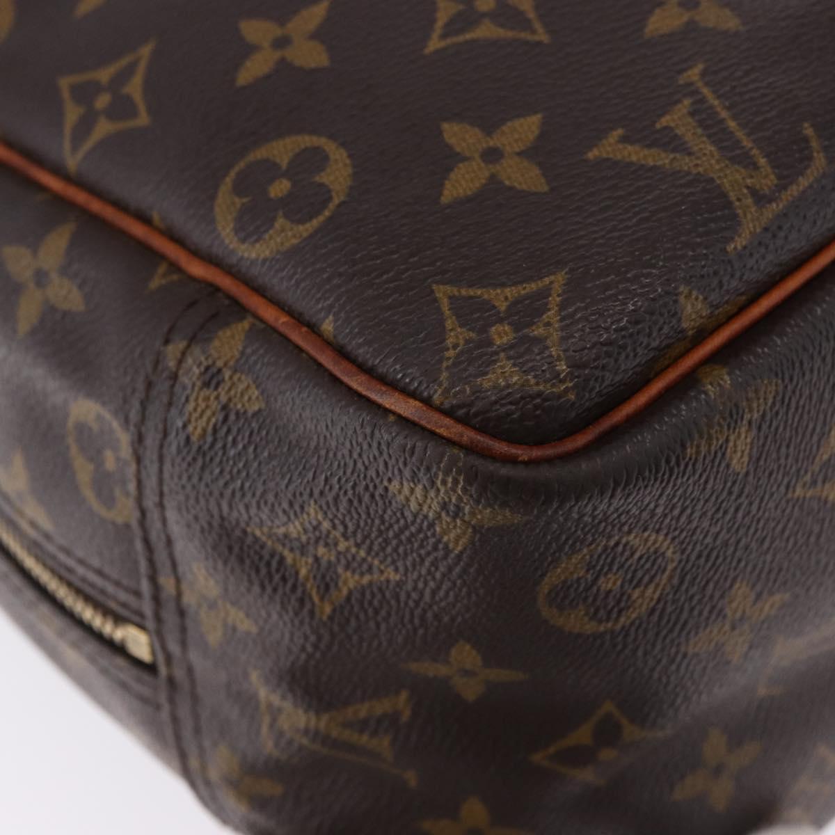 LOUIS VUITTON Monogram Deauville Hand Bag M47270 LV Auth ka5881