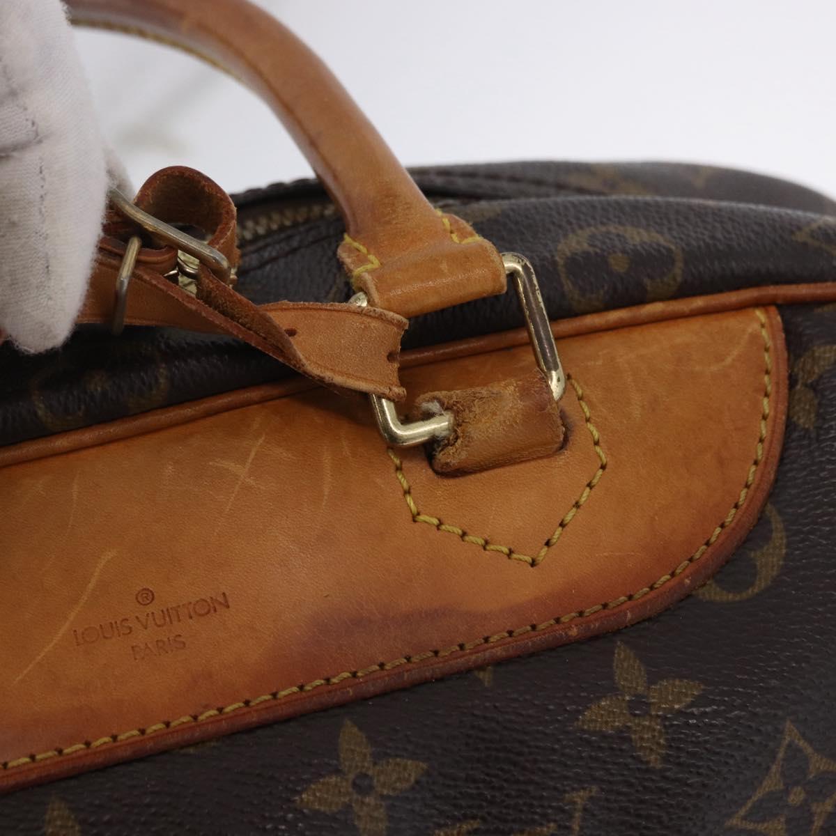 LOUIS VUITTON Monogram Deauville Hand Bag M47270 LV Auth ka5881