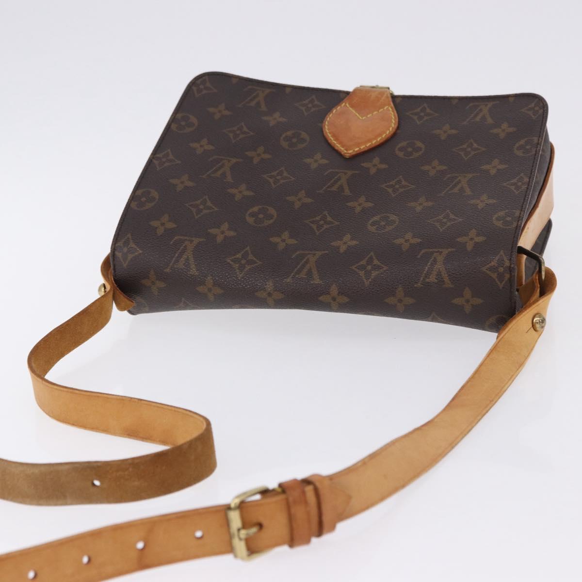 LOUIS VUITTON Monogram Cartouchiere GM Shoulder Bag M51252 LV Auth ka5882