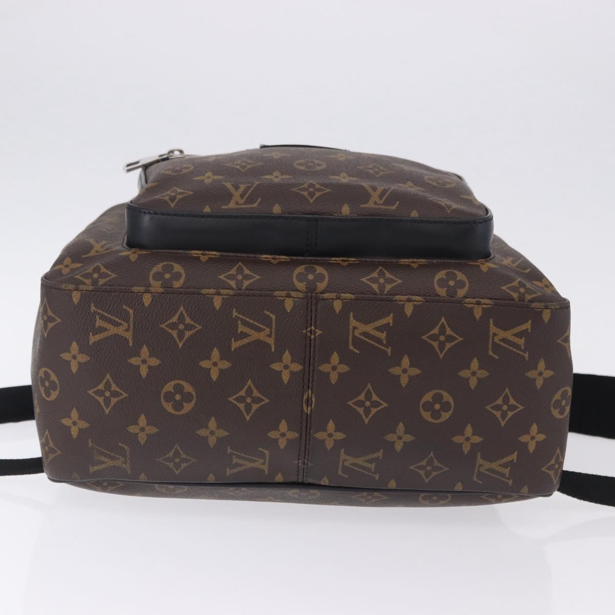LOUIS VUITTON Monogram Macassar Josh Backpack M41530 LV Auth ka5895V