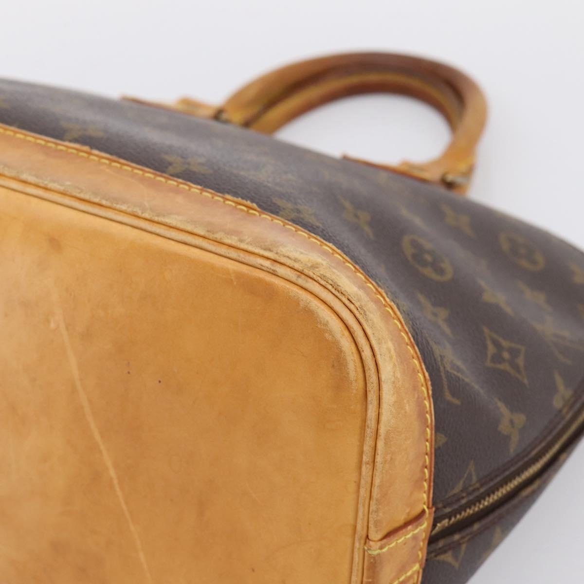 LOUIS VUITTON Monogram Alma Hand Bag M51130 LV Auth ka5896