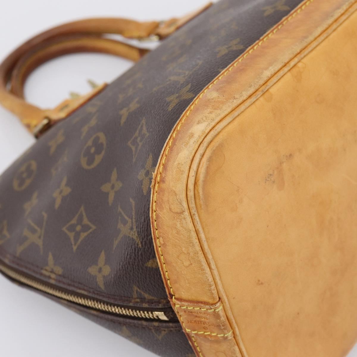 LOUIS VUITTON Monogram Alma Hand Bag M51130 LV Auth ka5896