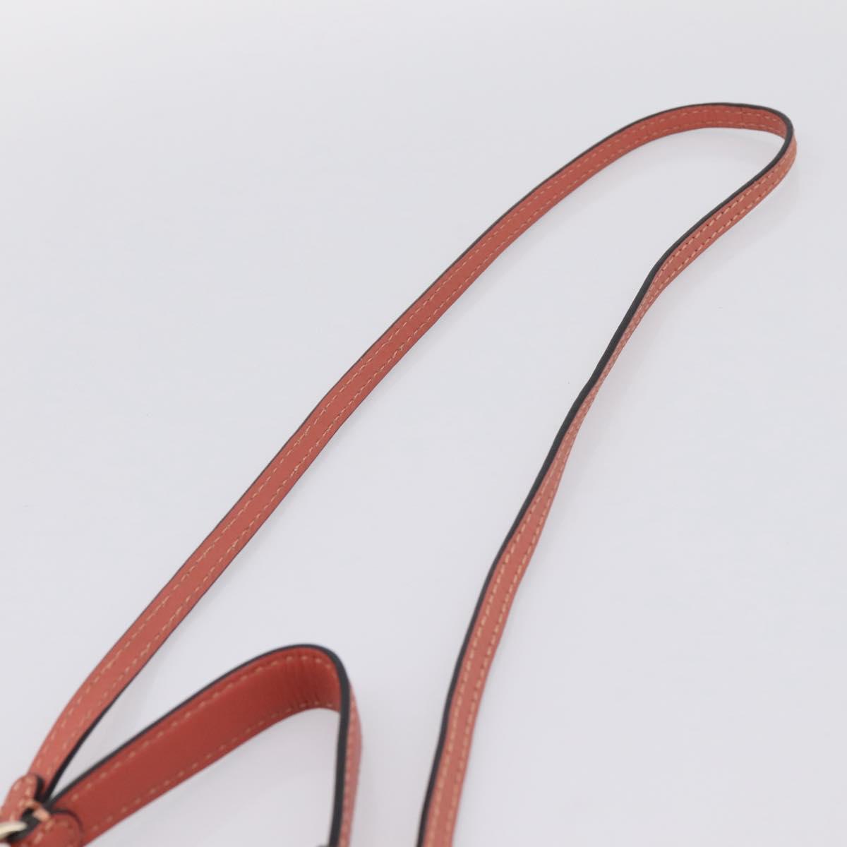 VALENTINO Hand Bag Leather 2way Pink Gold Auth ka5900A