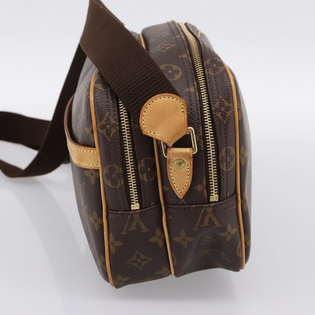 LOUIS VUITTON Monogram Reporter PM Shoulder Bag M45254 LV Auth ka5902A