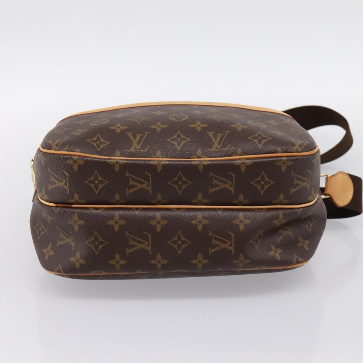LOUIS VUITTON Monogram Reporter PM Shoulder Bag M45254 LV Auth ka5902A