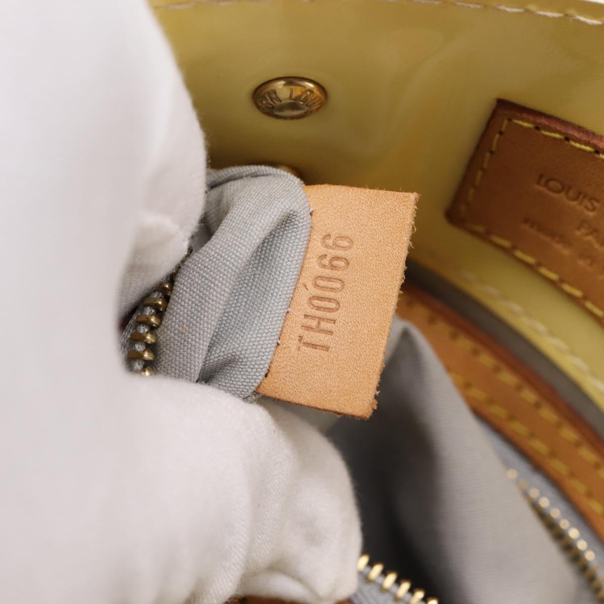 LOUIS VUITTON Monogram Vernis Reade PM Hand Bag Gris M91145 LV Auth ka5904