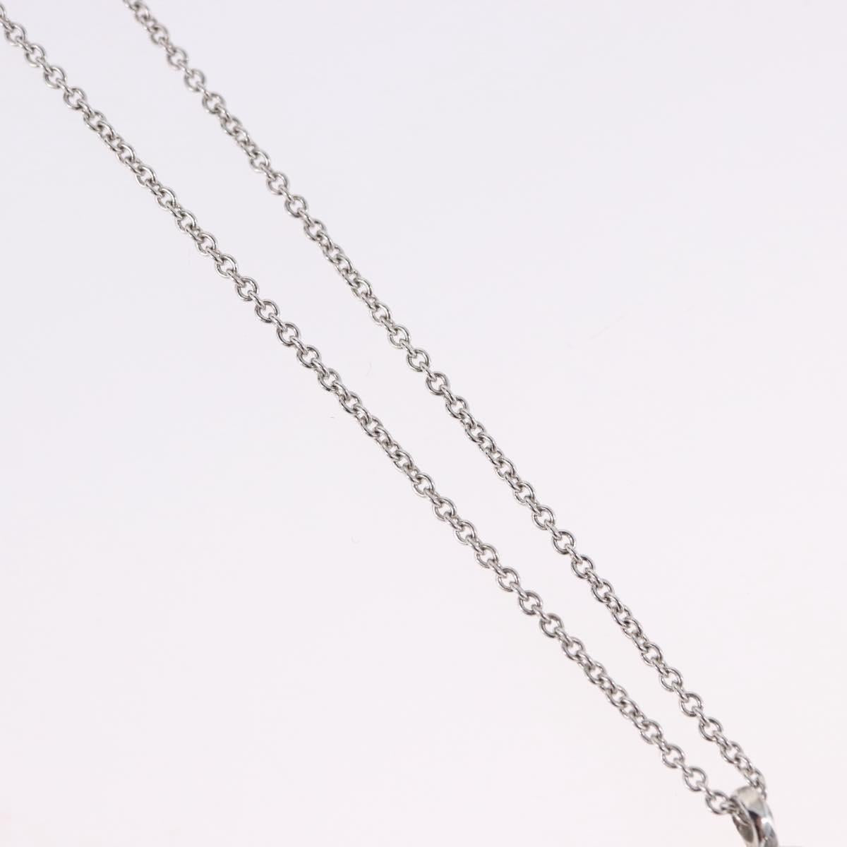 Christian Dior Necklace metal Silver Auth ka5906