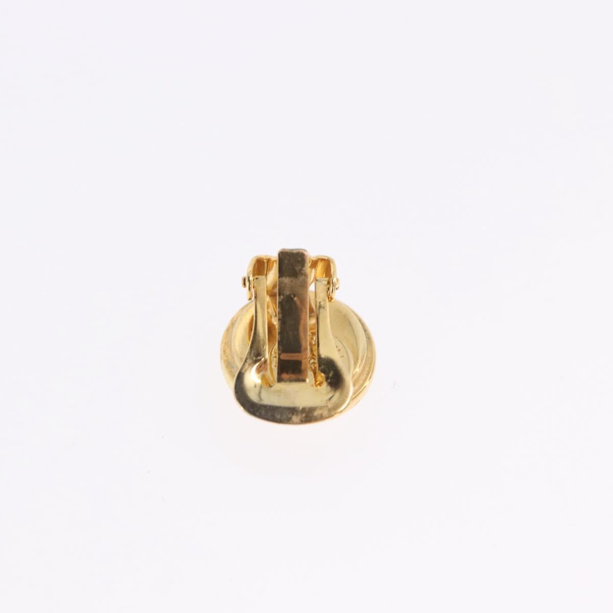 CELINE Earring metal Gold Auth ka5908