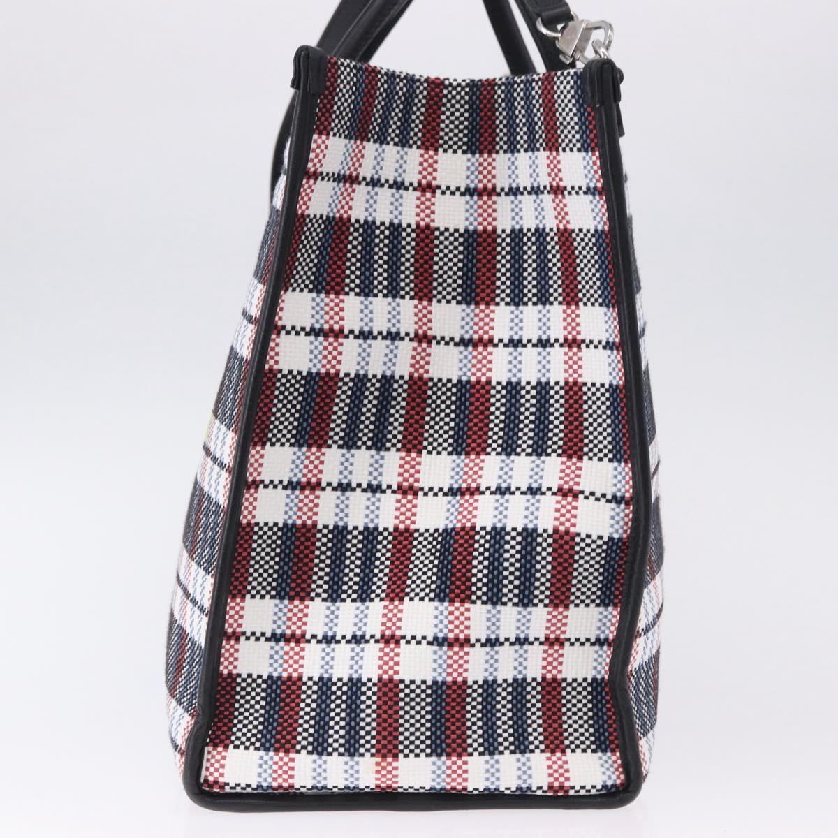 GUCCI Tote Bag Canvas 2way Multicolor Silver 659980 Auth ka5919V