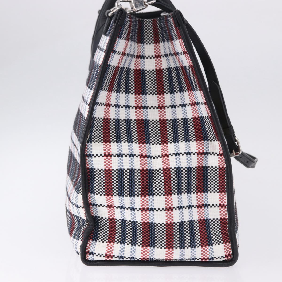 GUCCI Tote Bag Canvas 2way Multicolor Silver 659980 Auth ka5919V