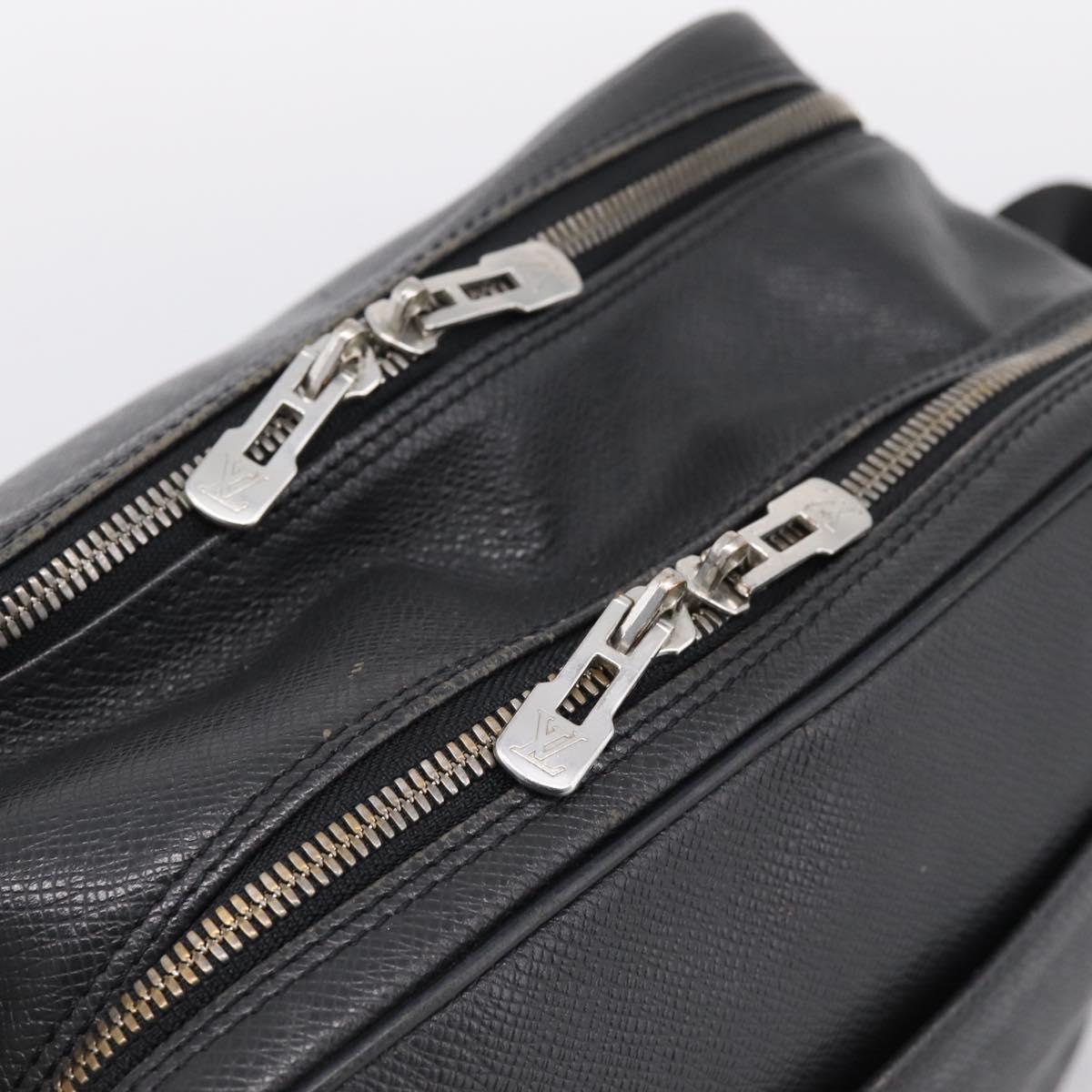 LOUIS VUITTON Taiga Reporter PM Shoulder Bag Ardoise M30152 LV Auth ka5933