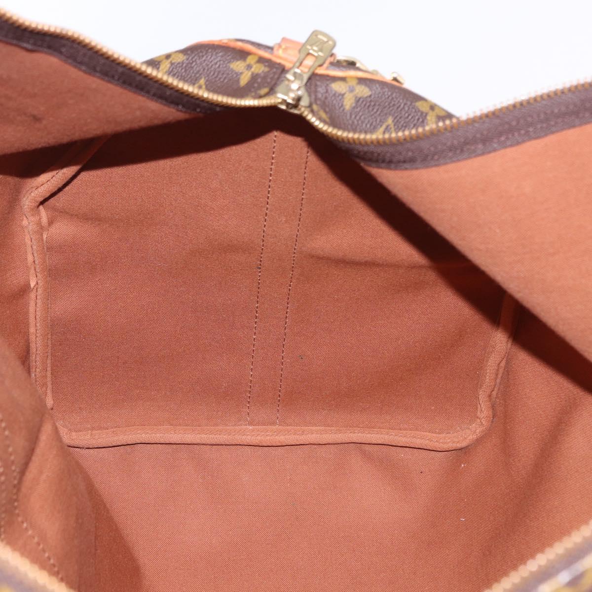 LOUIS VUITTON Monogram Keepall Bandouliere 60 Boston Bag M41412 LV Auth ka5940