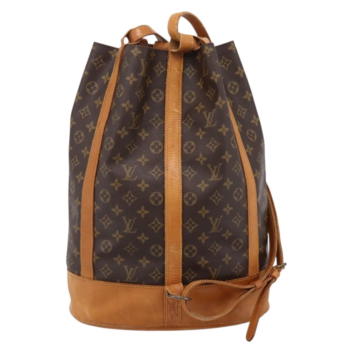 LOUIS VUITTON Monogram Randonnee GM Shoulder Bag M42244 LV Auth ka5941