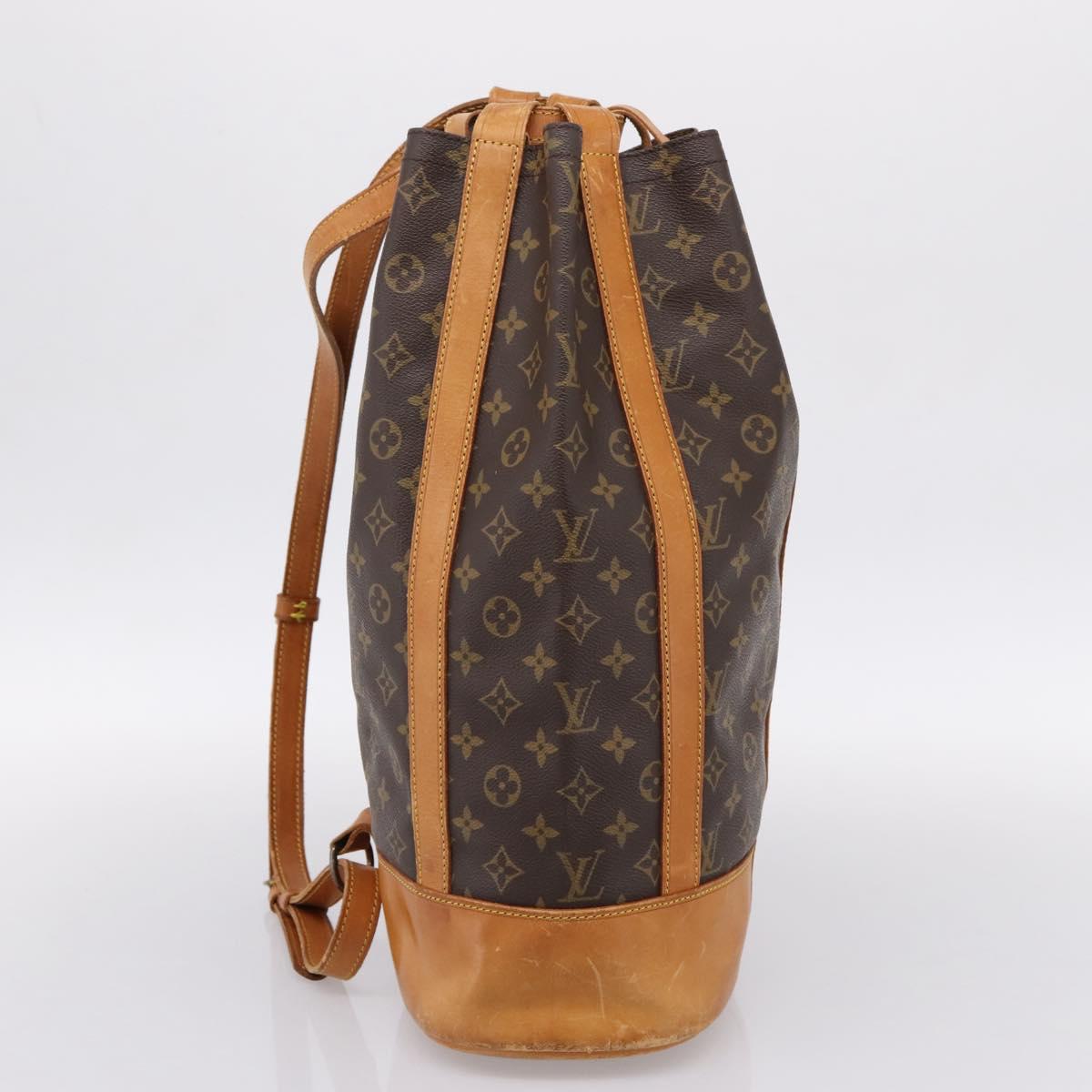 LOUIS VUITTON Monogram Randonnee GM Shoulder Bag M42244 LV Auth ka5941