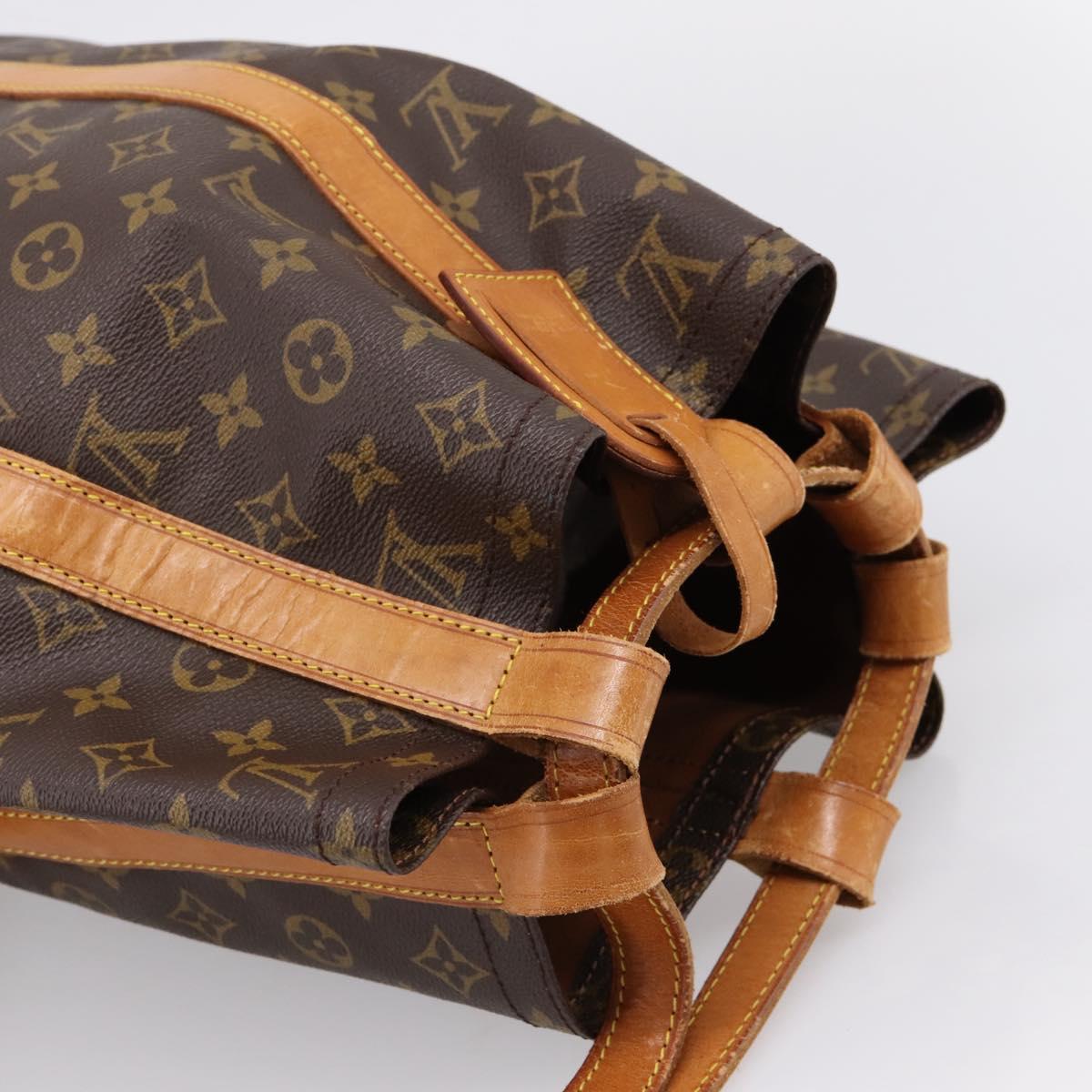LOUIS VUITTON Monogram Randonnee GM Shoulder Bag M42244 LV Auth ka5941