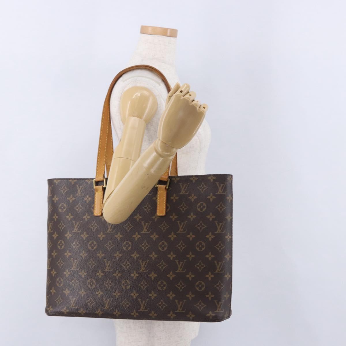 LOUIS VUITTON Monogram Luco Tote Bag M51155 LV Auth ka5942