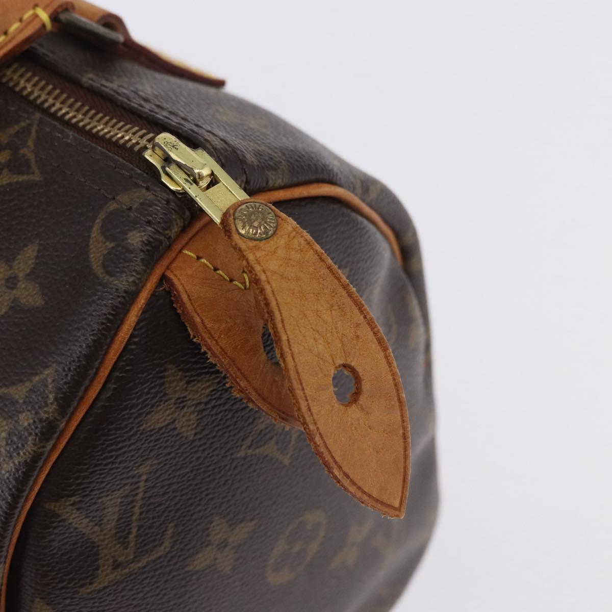 LOUIS VUITTON Monogram Speedy 25 Hand Bag M41528 LV Auth ka5943V